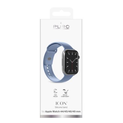 9. Puro Icon Strap for Apple Watch 44/45/46/49mm - Blue