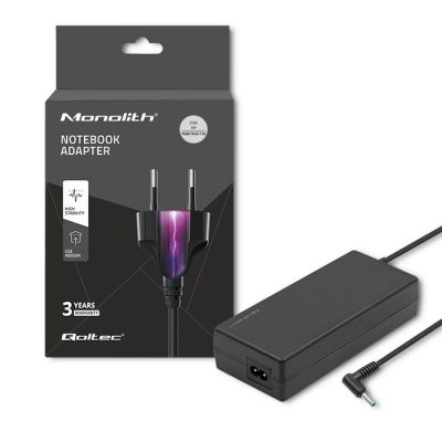 3. Qoltec 51735 AC Adapter for HP Notebook (19.5V; 7.7A; 150W; 4.5mm x 3mm)