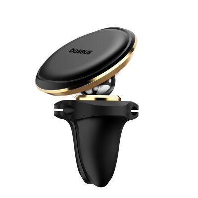 5. Baseus C40141201G13-00 Magnetic Car Air Vent Holder - Black and Gold