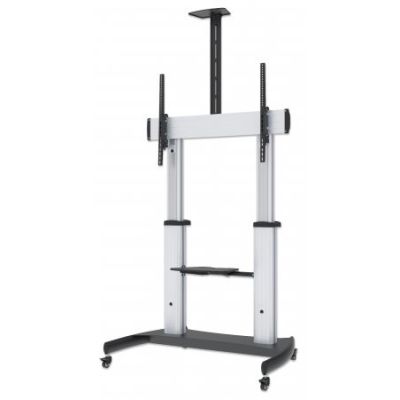 Manhattan 461672 Monitor Mount/Stand 2.54 m (100") Floor Silver
