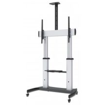 Manhattan 461672 Monitor Mount/Stand 2.54 m (100") Floor Silver
