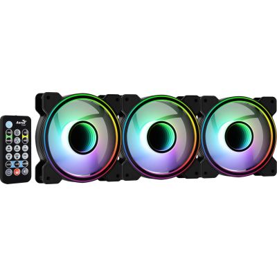3. Fan + Hub AEROCOOL PGS MIRAGE 12 ARGB PRO (3x120)