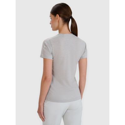 2. Women's Merino Wool Trekking T-shirt 4F 4FWSS25TFTSF1269-27S