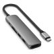 Satechi 6-in-1 - Docking Station - USB-C 3.2 Gen 2 - HDMI