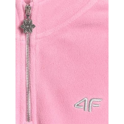 8. 4FWarm oversize fleece with stand-up collar for girls 4F 4FJRAW25TFLEF441-54S