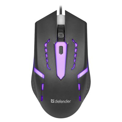 2. DEFENDER HIT MB-601 Optical LED Mouse 1200 DPI 4P 52601