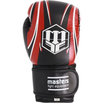 7. RBT-5A leather boxing gloves black and red