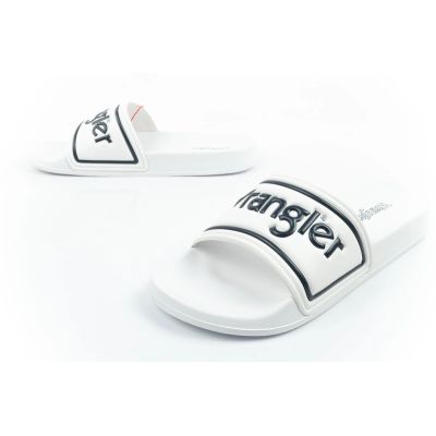 8. Wrangler men's Averell Slider sports slippers comfortable white