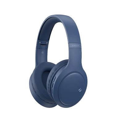 Havit H633BT Wireless On-Ear Headphones (Blue)
