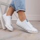 10. Big Star W FF274024 openwork low sneakers white
