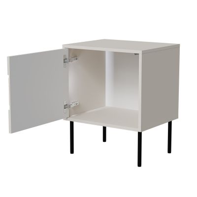 3. INSERTO bedside table 2 pcs 50x40x61.5 cashmere + LED