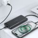 5. Powerbank Choetech B654 10000mAh 22.5W USB-A / USB-C / micro USB with built-in USB-C / Lightning cable - black