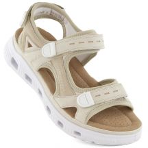 Comfortable Velcro sandals Rieker W RKR691 beige