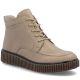 Women's beige leather wedge ankle boots Rieker Y4304-20