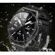 13. Rubicon RNCE88-2 Black Smartwatch - Black Silicone Strap + Black Bracelet