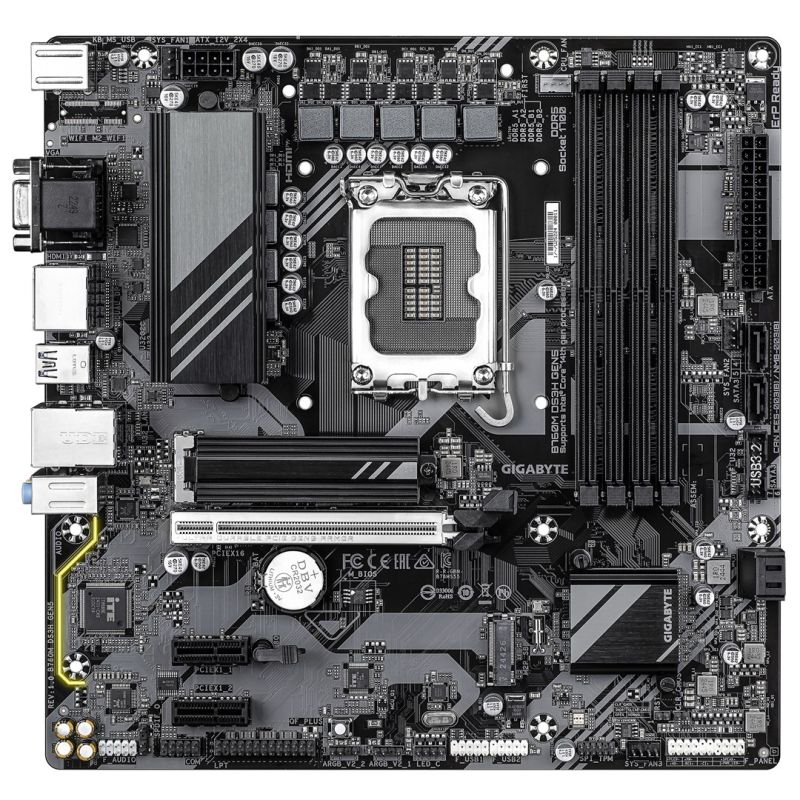 2. Gigabyte B760M DS3H GEN5 motherboard