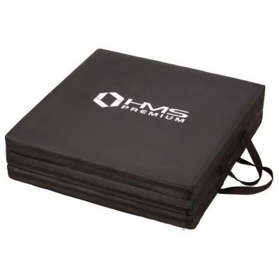 10. Folding gymnastics mattress black 1800x600x500mm HMS MGS02