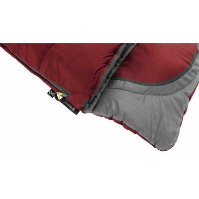 4. Outwell Contour Junior Sleeping Bag (140 cm) - red/grey