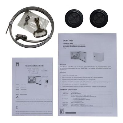 4. LevelOne 10x GE OSW-1031 Switch 8x Outputs 802.3at/af PoE - Switch - Power over Ethernet (OSW-1031)