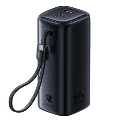 6. Baseus EnerGeek GX11 MiFi 20000mAh 67W Power Bank with Wi-Fi Function - Black
