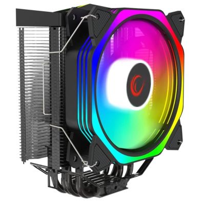Rampage OCTAGONC50-BLACK CPU Cooler LGA1700/AM5 1800RPM 120mm ARGB PWM Fan
