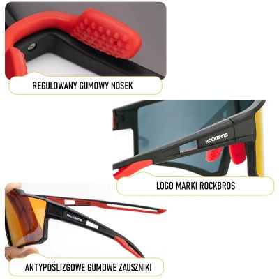 3. Rockbros SP316 Polarized Sports Glasses