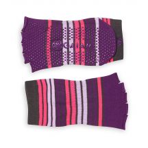 Anti-slip socks purple 62656