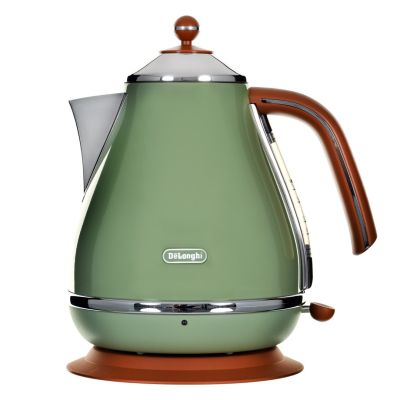 2. DeLonghi Icona Vintage KBOV 2001.GR Electric Kettle (2000 W, 1.7 l; olive)