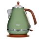 2. DeLonghi Icona Vintage KBOV 2001.GR Electric Kettle (2000 W, 1.7 l; olive)