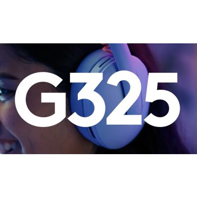 8. Logitech G G325 LIGHTSPEED Wireless Headband Gaming Headset USB Type-C Bluetooth Black