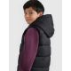 7. Children's down vest with synthetic filling 4F 4FJRAW25TVJAU331-20S