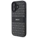 2. DKNY Texture Pattern Tonal Stripe iPhone 16 Case - Black