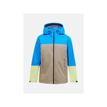 Peak Performance Trail Hipe Shell Jacket - bril blue/avid beige/sunny adv