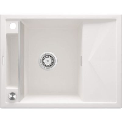 Magnetic granite sink, 1-bowl, with drainer, ZRM A11A 5907650874881