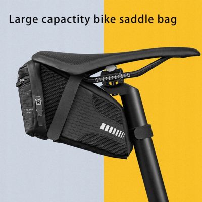 2. Rockbros C29-BK waterproof bicycle bag under the saddle - black