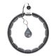 16. MAGNETIC HULA HOP SET BLACK HHM15 WITH HMS COUNTER + SLIMMING BELT BR163 RED