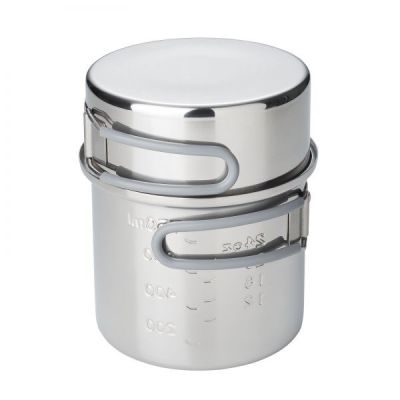 2. Esbit stainless steel pot with a capacity of 1 liter