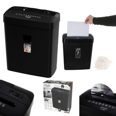 10. ADLER AD 1037b document shredder black