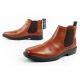 8. Skechers men's shoes Chelsea boots Miller-Boris elegant leather brown