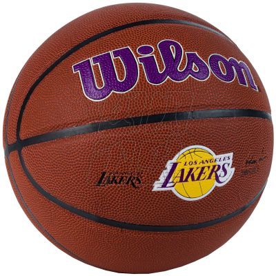 4. Basketball ball Wilson Team Alliance Los Angeles Lakers Ball WTB3100XBLAL