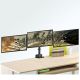 13. Maclean MC-811 desk mount for 3 monitors (desktop; 17" - 27"; max. 20kg)