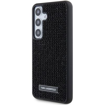 2. Karl Lagerfeld Rhinestone Metal Logo case for Samsung Galaxy S24 - black