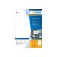 HERMA 10315 Self-Adhesive Labels Rounded Rectangle Removable White 100 pcs.