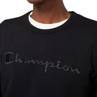 11. Champion Crewneck Sweatshirt Men's Black 220272 KK001