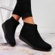 28. Women's insulated black ankle boots Rieker W 98251-00
