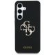 3. Guess Silicone Big 4G Logo Bottom Script case for Samsung Galaxy S25 - black