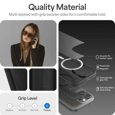 8. Spigen Cyrill Kajuk iPhone 16 Pro Case - Black