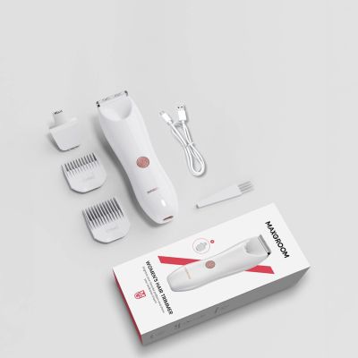 11. MAXGROOM M-9082 2-in-1 Women's Body and Face Trimmer - White