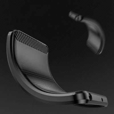 5. Carbon Case for Realme 10 5G / Realme 9i 5G Flexible Silicone Carbon Cover Black
