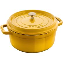 STAUB LA COCOTTE cast iron pot 3.7 liters lemon